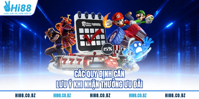 Các quy định cần lưu ý khi nhận thưởng ưu đãi